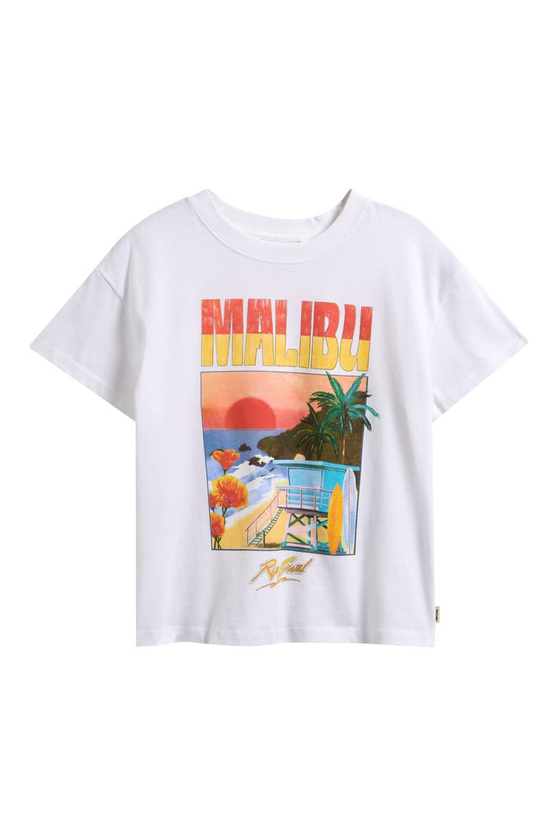Kids' Hayley Graphic Cotton T-Shirt, Main, color, OPTICAL WHITE