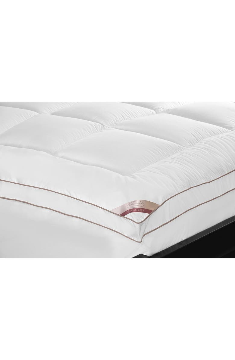 BLUE RIDGE HOME FASHIONS Kathy Ireland Cotton Gusseted Mattress Topper - Cal King, Alternate, color,