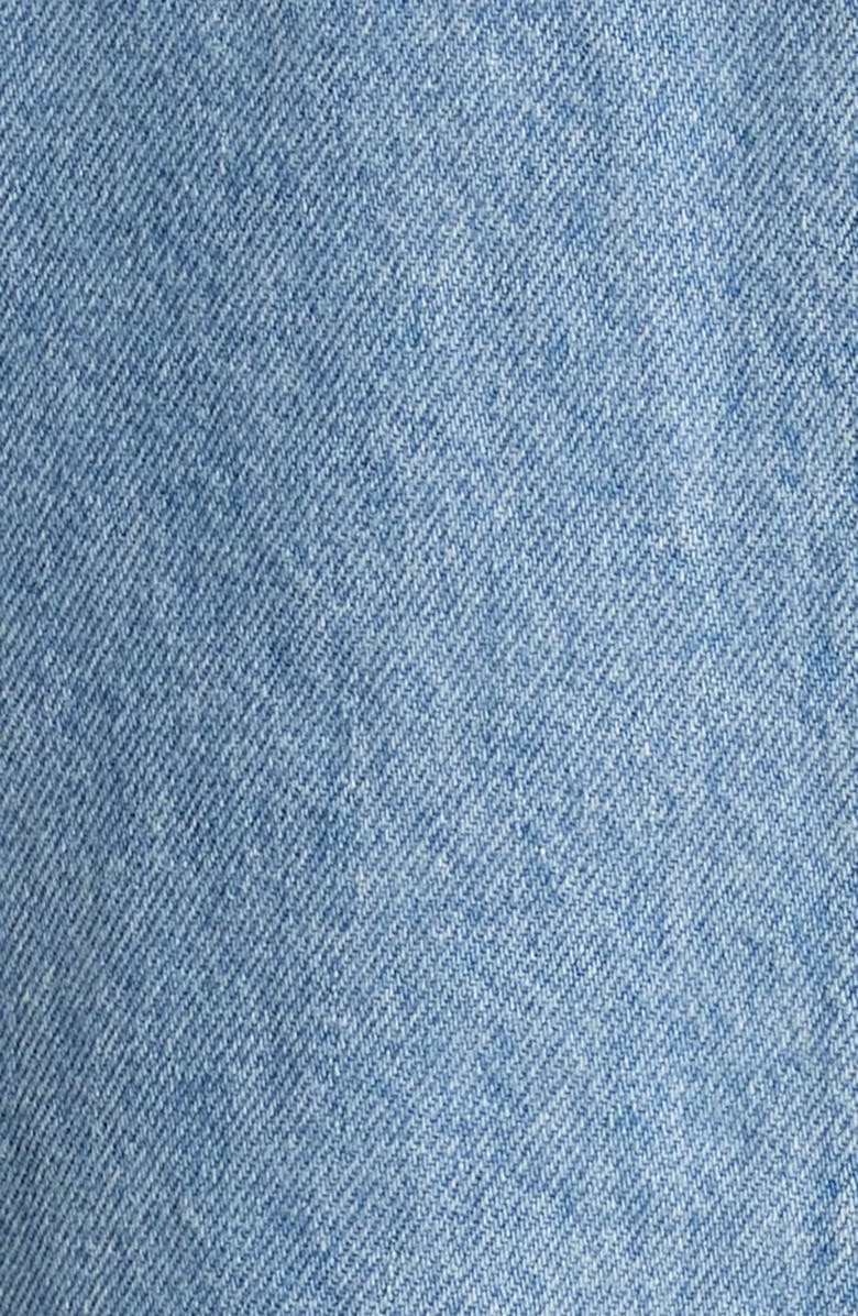 Free People High Roller Denim Short Overalls, Alternate, color, Follow Your Heart