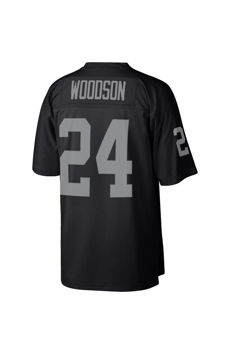 Mitchell & Ness Men's Mitchell & Ness Charles Woodson Black Las Vegas Raiders Legacy Replica Jersey, Alternate, color, Black