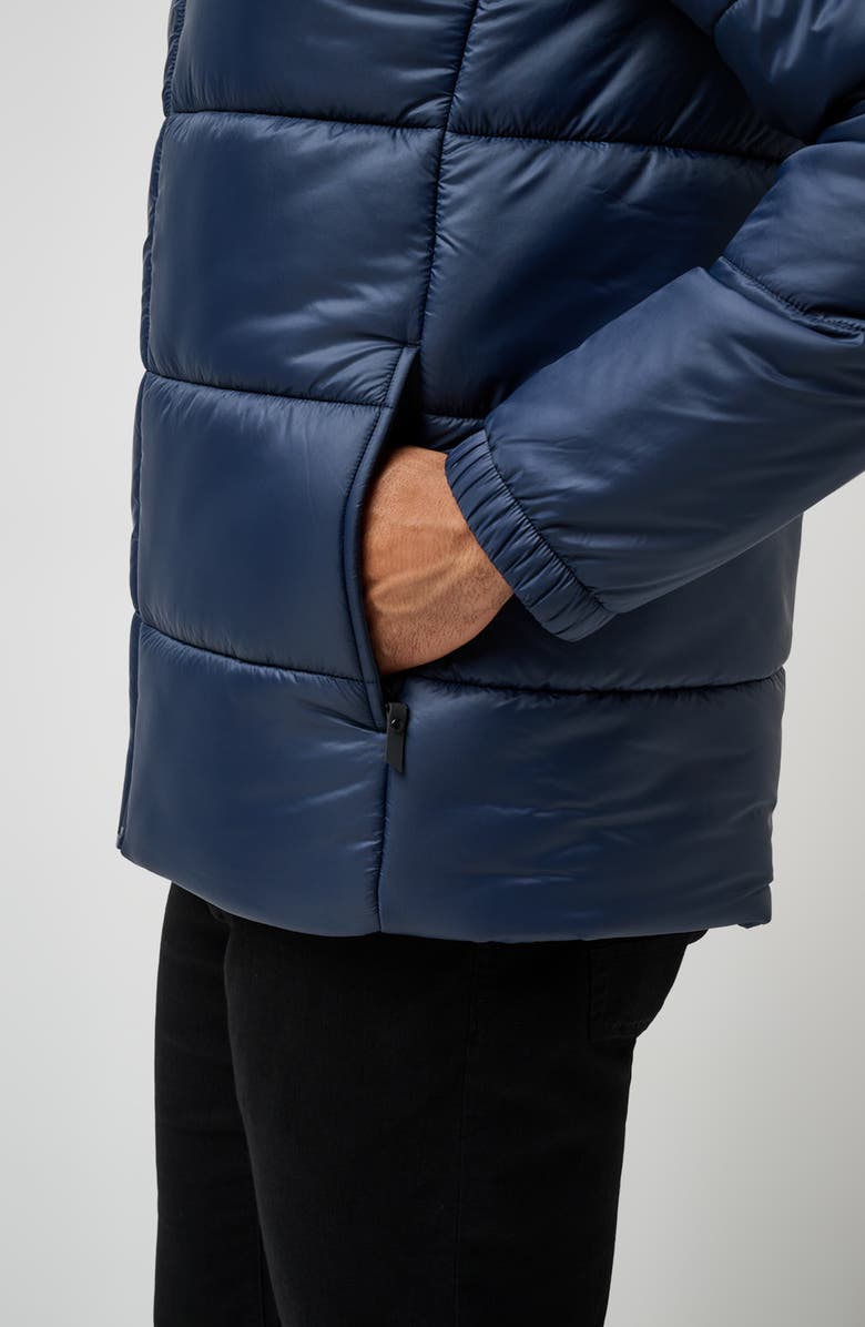 TravisMathew Aves Technical Water Repellent Puffer Jacket, Alternate, color, Total Eclipse