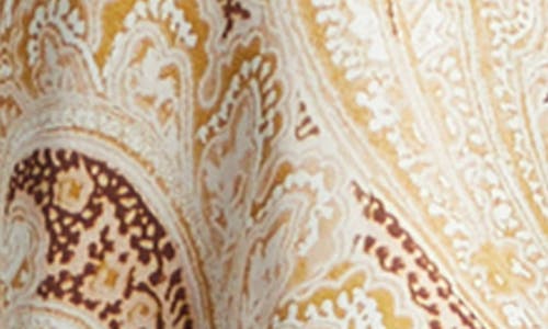 L Agence Amos Tie-front Blouse In Ivory Multi Boute Paisley