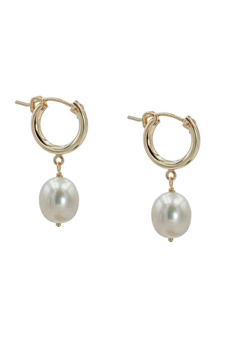 ALBISIA Oro Pearl Hoops, Main, color, 