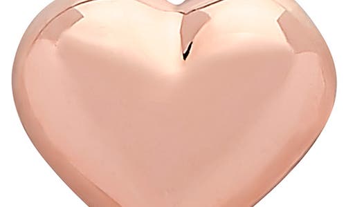 Frankie & Zoe Tiny Heart Button Stud Earrings In Gold
