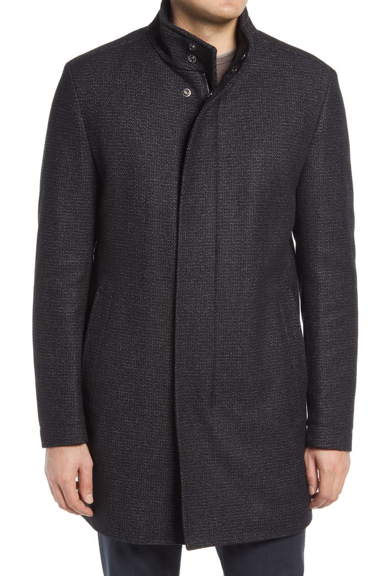Nieven Men's Wool Blend Topcoat, Alternate, color, OPEN GREY