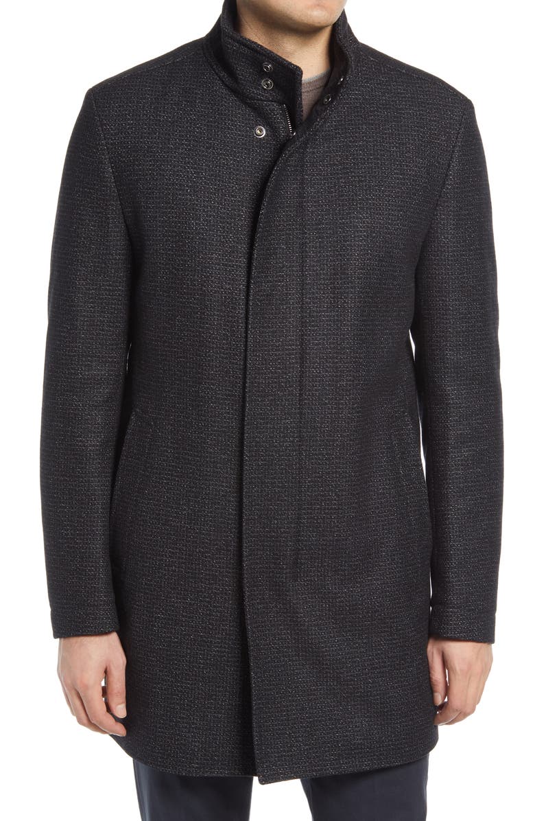 BOSS Nieven Men's Wool Blend Topcoat, Alternate, color, 
