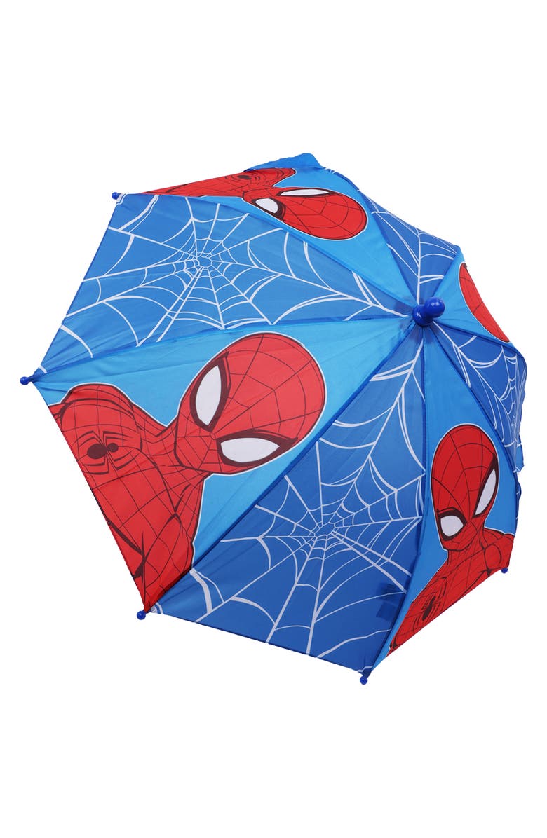 Marvel Spider-Man Web Kids Umbrella, Alternate, color, Multi