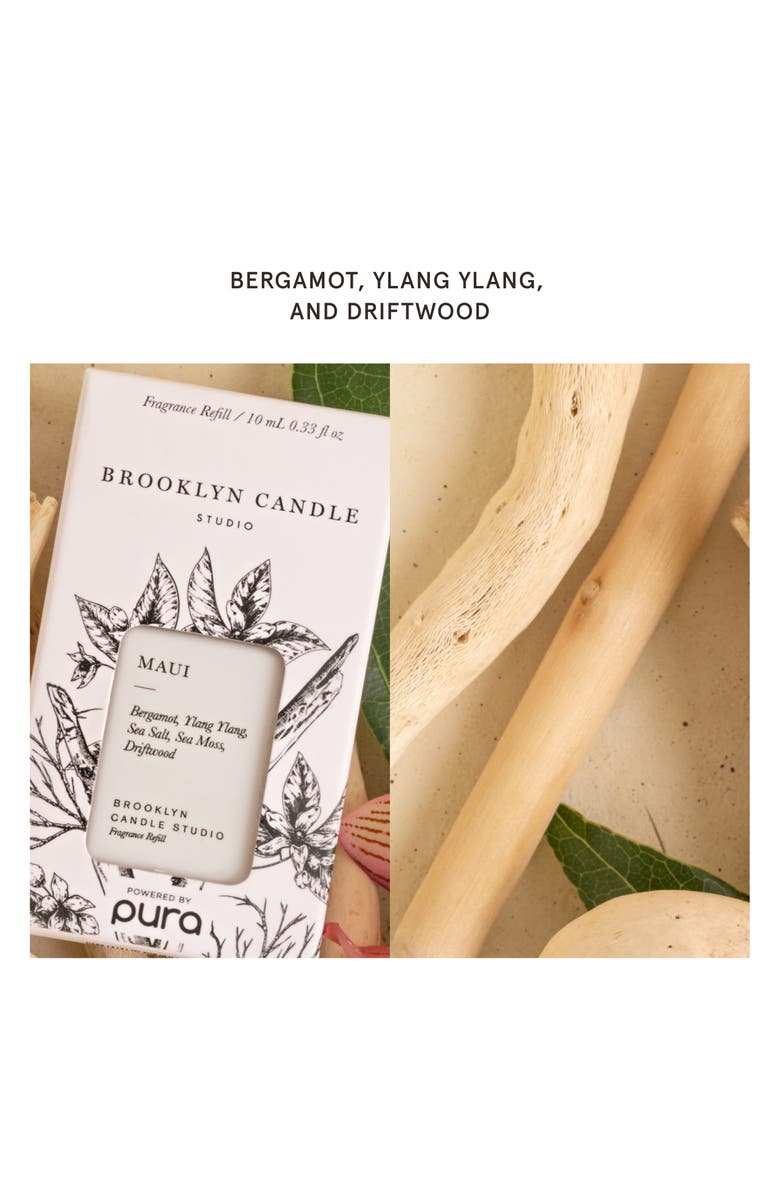 PURA x Brooklyn Candle Studio Maui Smart Fragrance Diffuser Refill, Alternate, color, Maui