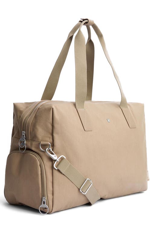 Barbour Cascade Cotton Twill Duffle Bag In Washed Stone