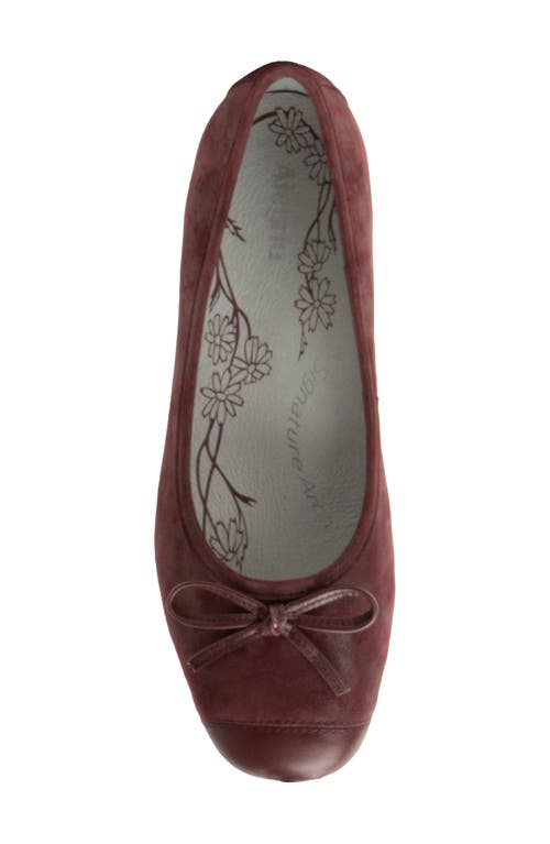 Alegria By Pg Lite Talya Cap Toe Ballet Flat