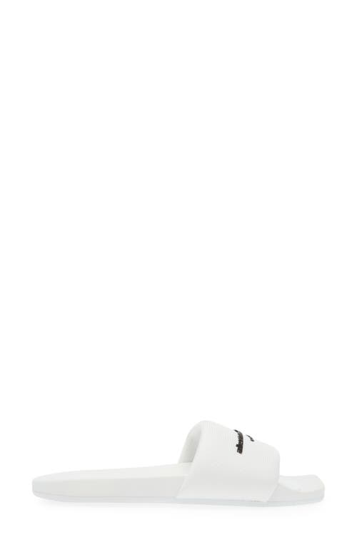 Alexander Wang Pool Slide In White