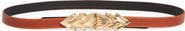 Raina Three Shells Leather Belt