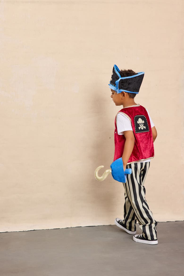Pirate Costume for Kids, Alternate, color, Red
