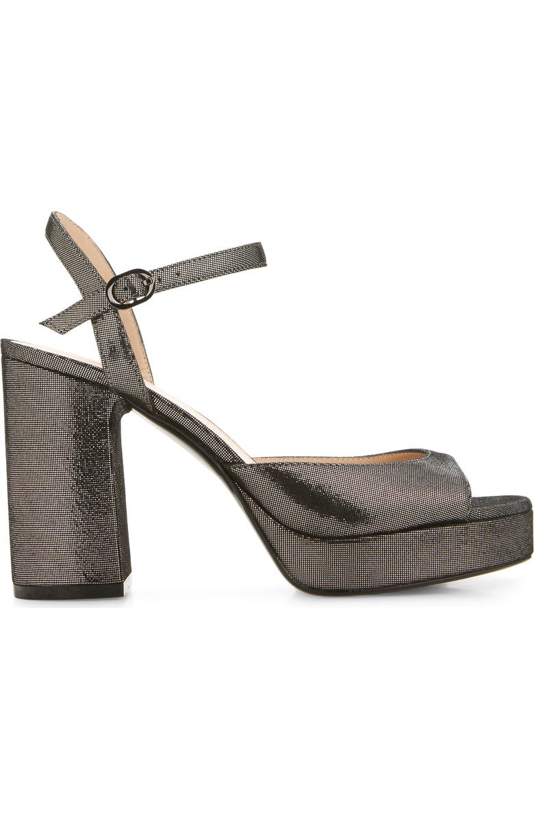 Stuart Weitzman Dayna II Platform Sandal, Alternate, color, Gunmetal