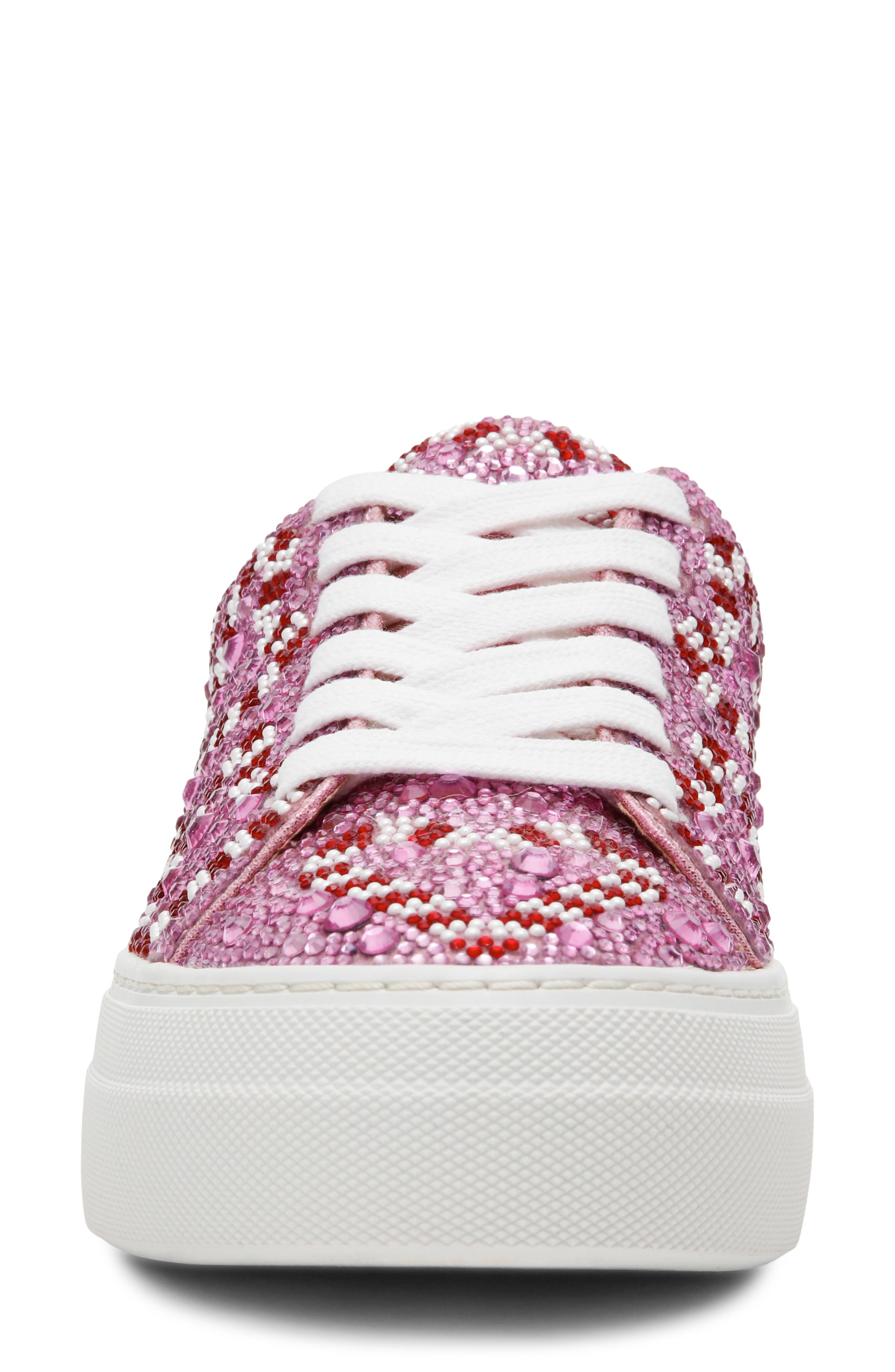 Sidny Platform Sneaker, Alternate, color, PINK CANDY CANE