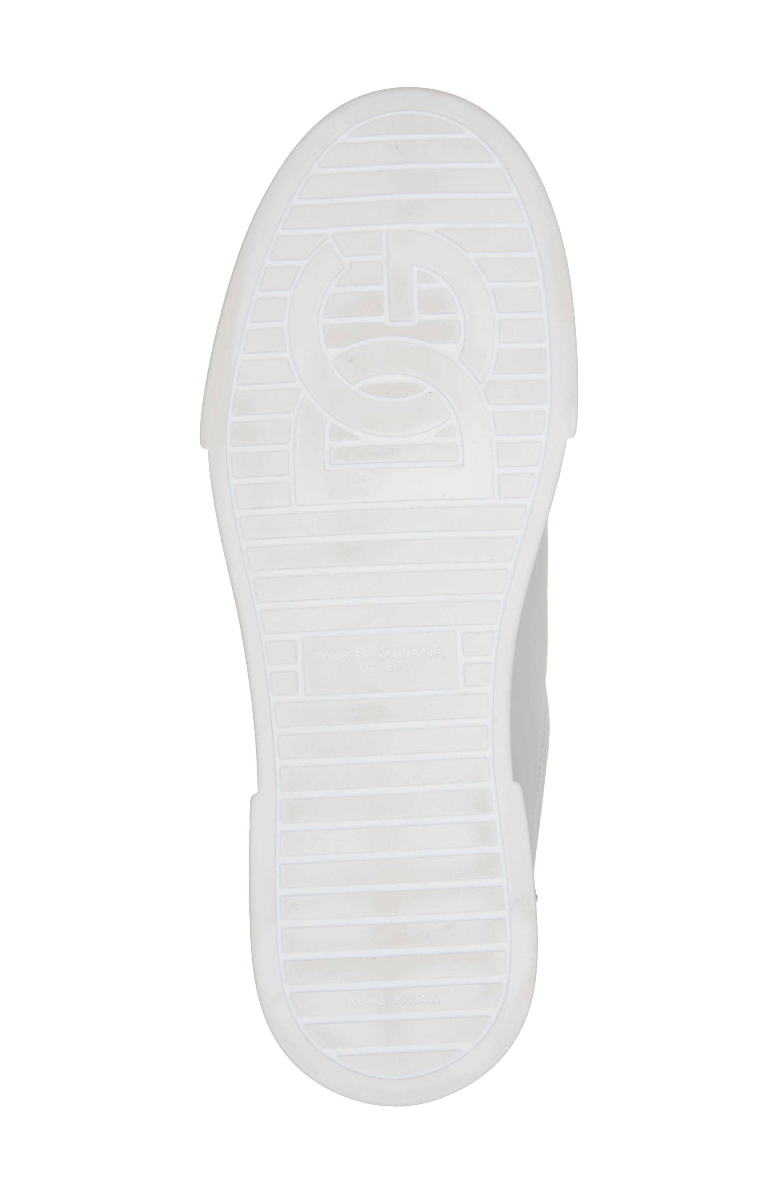 Dolce&Gabbana Logo Sneaker, Alternate, color, Bianco/ Azzurro