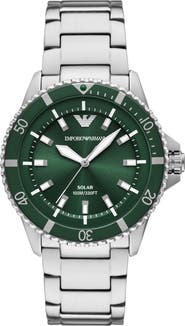 Emporio Armani World Explorer Solar Bracelet Watch, 42mm