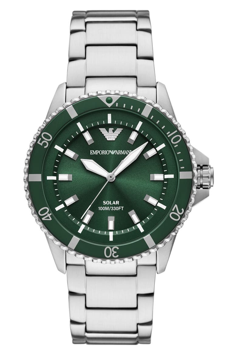 World Explorer Solar Bracelet Watch, 42mm video
