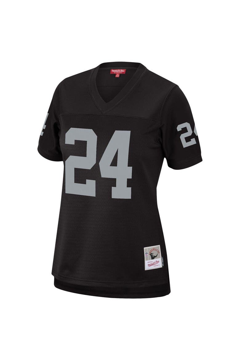 Women's Mitchell & Ness Charles Woodson Black Las Vegas Raiders Legacy Replica Team Jersey, Alternate, color, Black