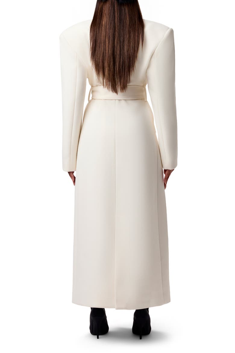 Power Oversized Coat, Alternate, color, BONE