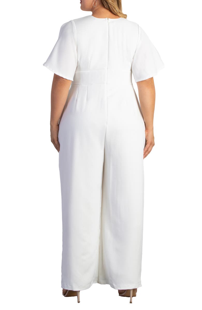 Kiyonna Karina Crepe Jumpsuit, Alternate, color, 