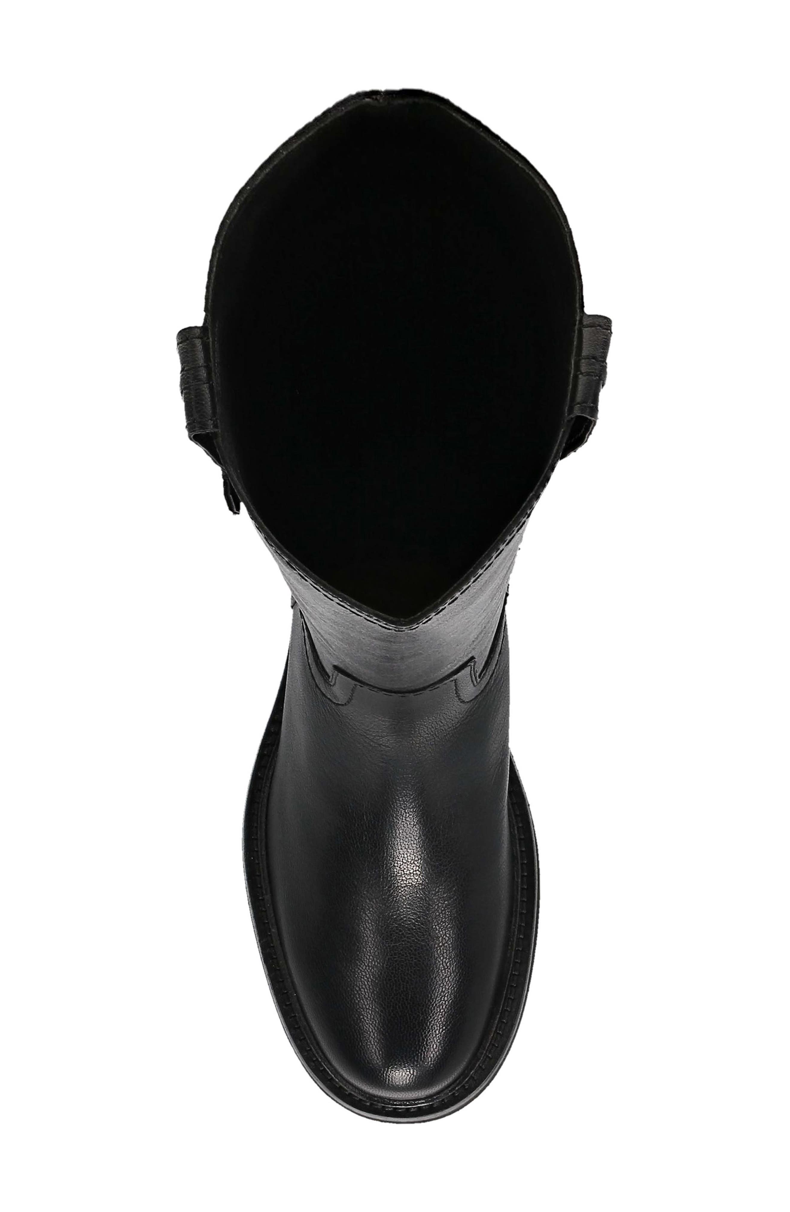 Phoebe Leather Tall Boot, Alternate, color, BLACK