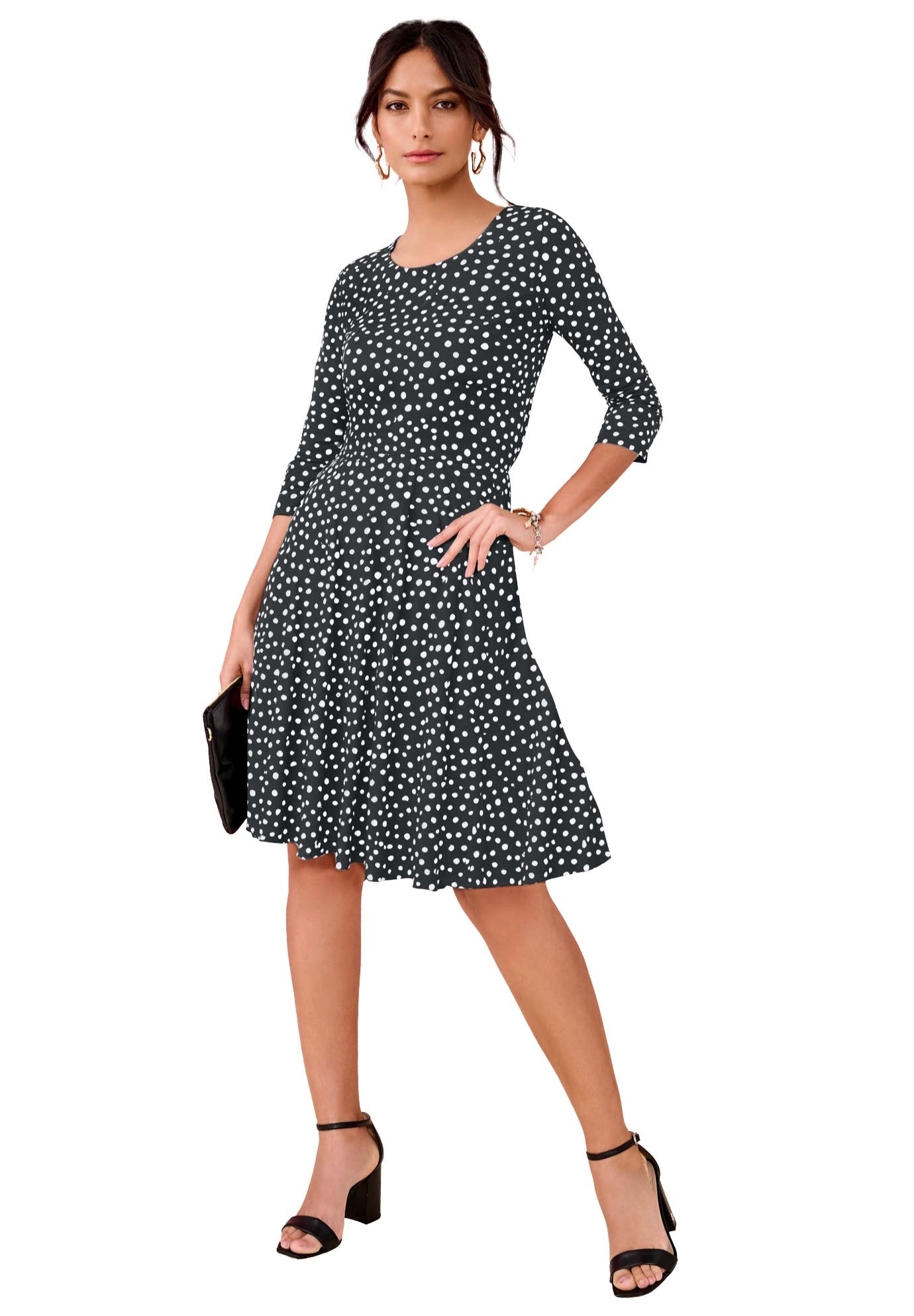 selected BLACK WHITE DOTS