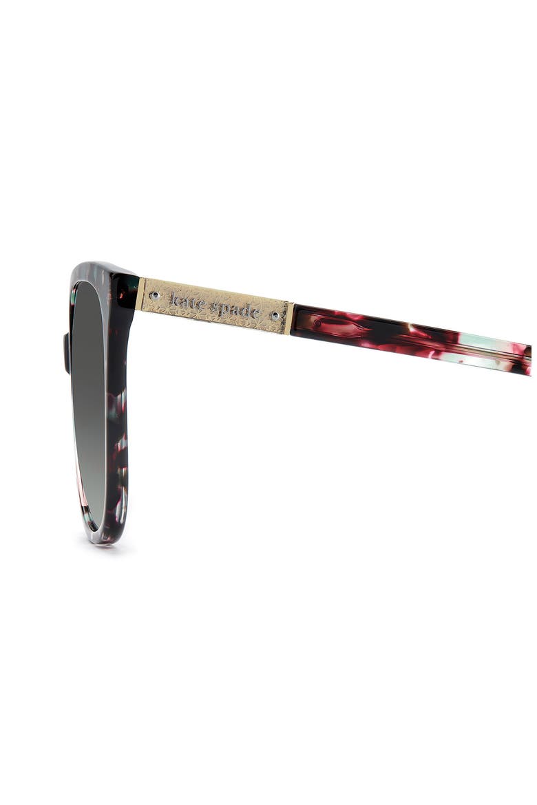 kaysie 58mm square sunglasses, Alternate, color, HAVANA MULTICOLOR/ DARK GREY