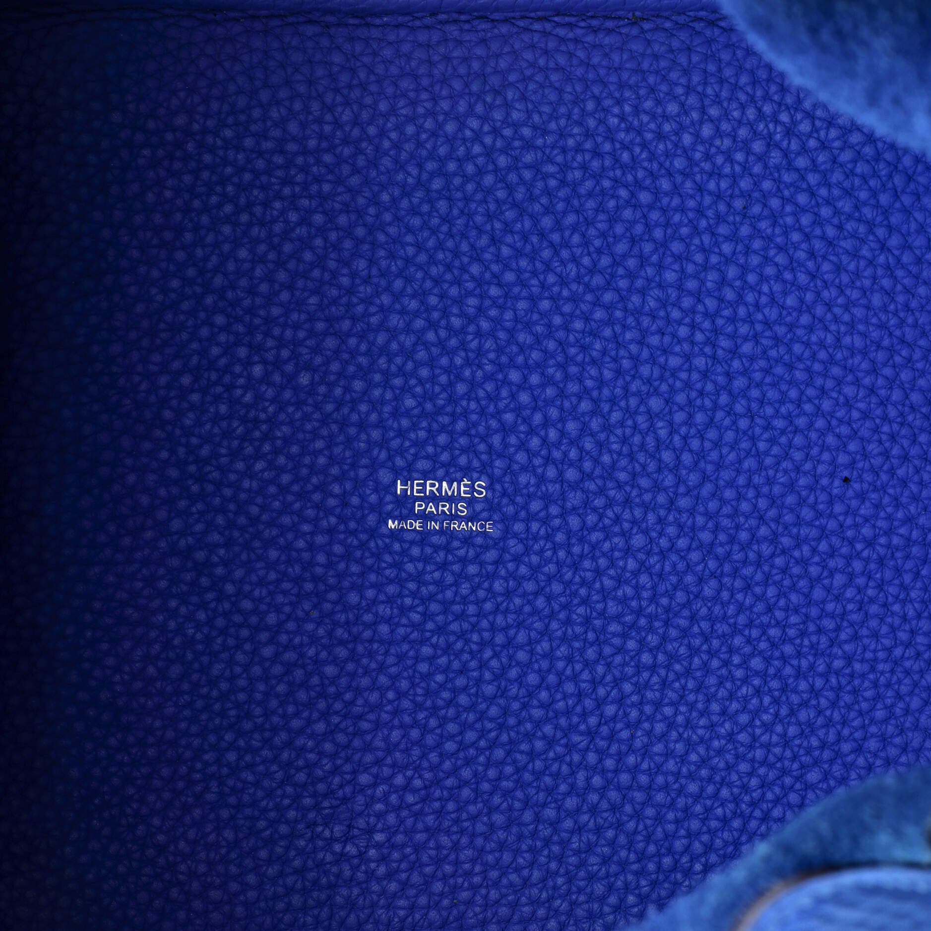 Pre-Owned Hermes Picotin Lock Bag Clemence MM, Alternate, color, Bleu Hydra