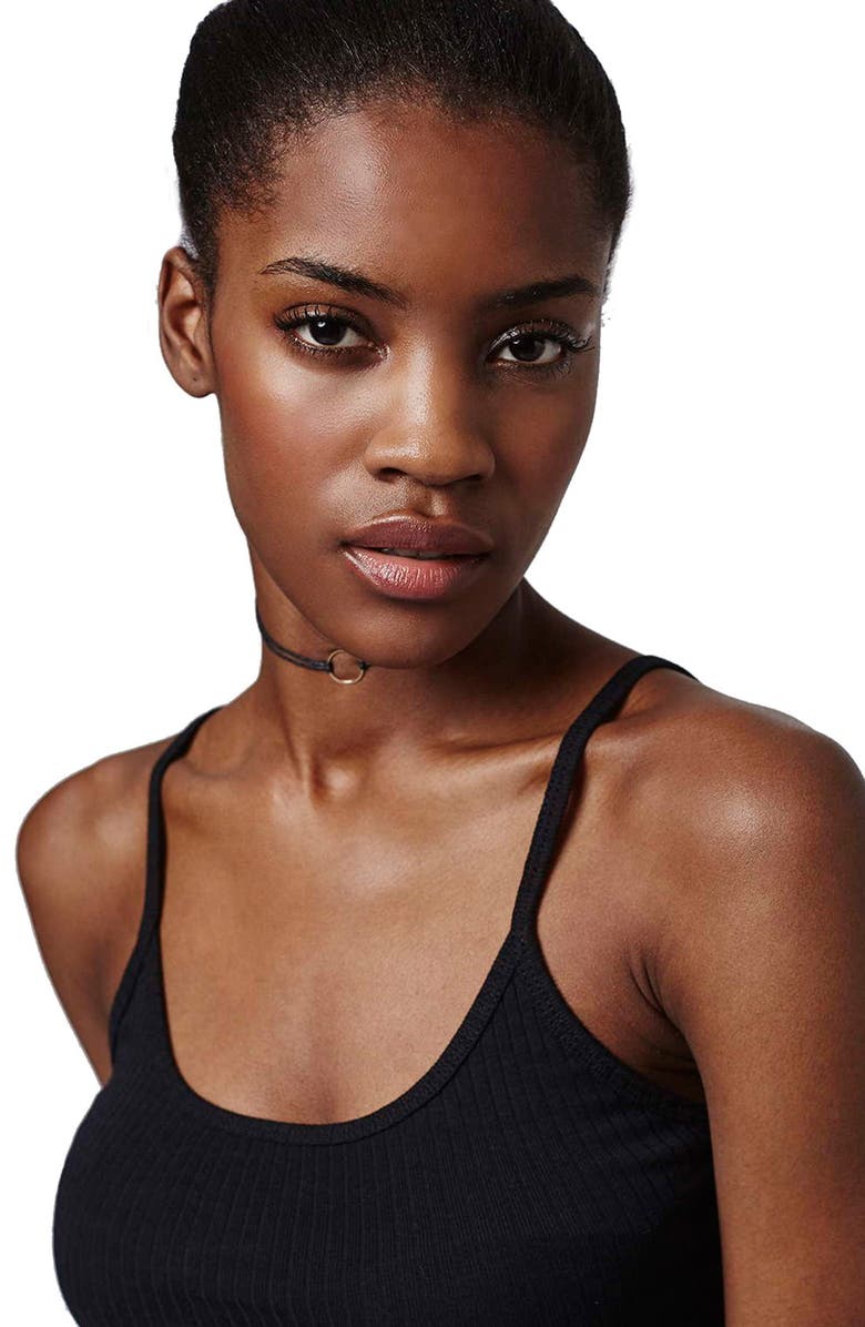 Topshop 'Bella' Crop Camisole, Alternate, color, 