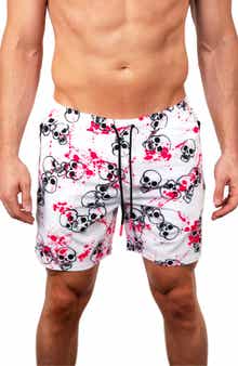 Lion Skullsplash Swim Trunks