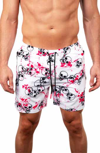 Lion Skullsplash Swim Trunks