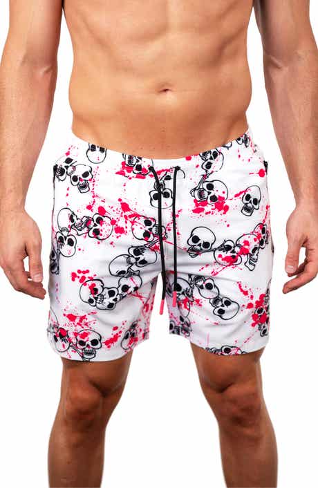 Lion Skullsplash Swim Trunks