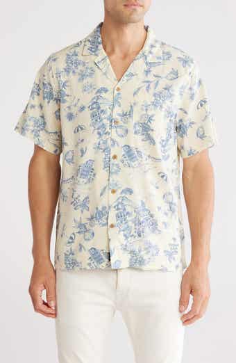 Lucky Brand Slubbed Camp Shirt
