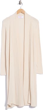 Renee C Ribbed Longline Cardigan