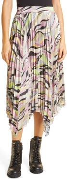 Ted Baker London Women's Pleated Handkerchief Hem Skirt