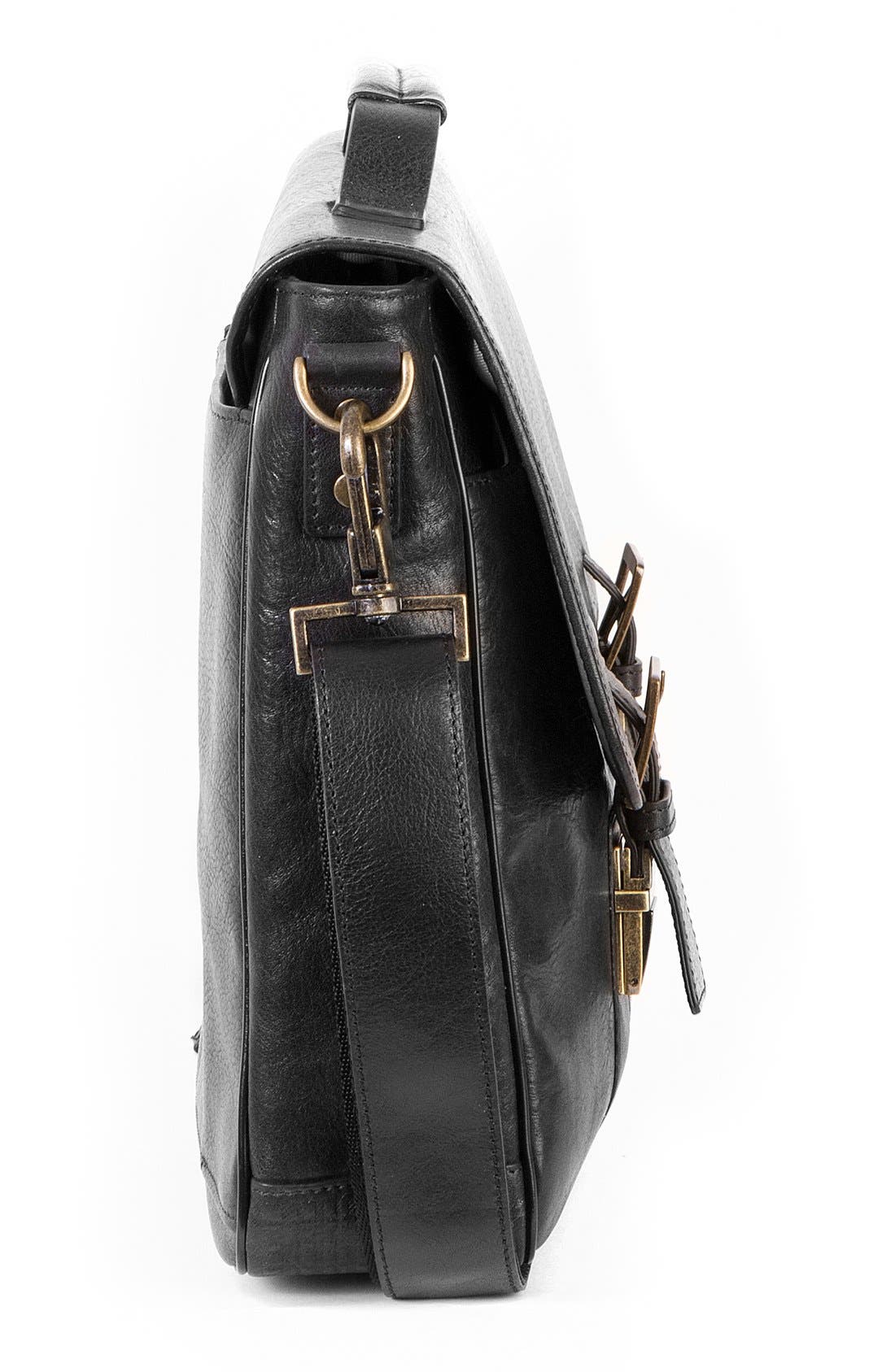 BOCONI 'Becker' Leather Messenger Bag, Alternate, color, 