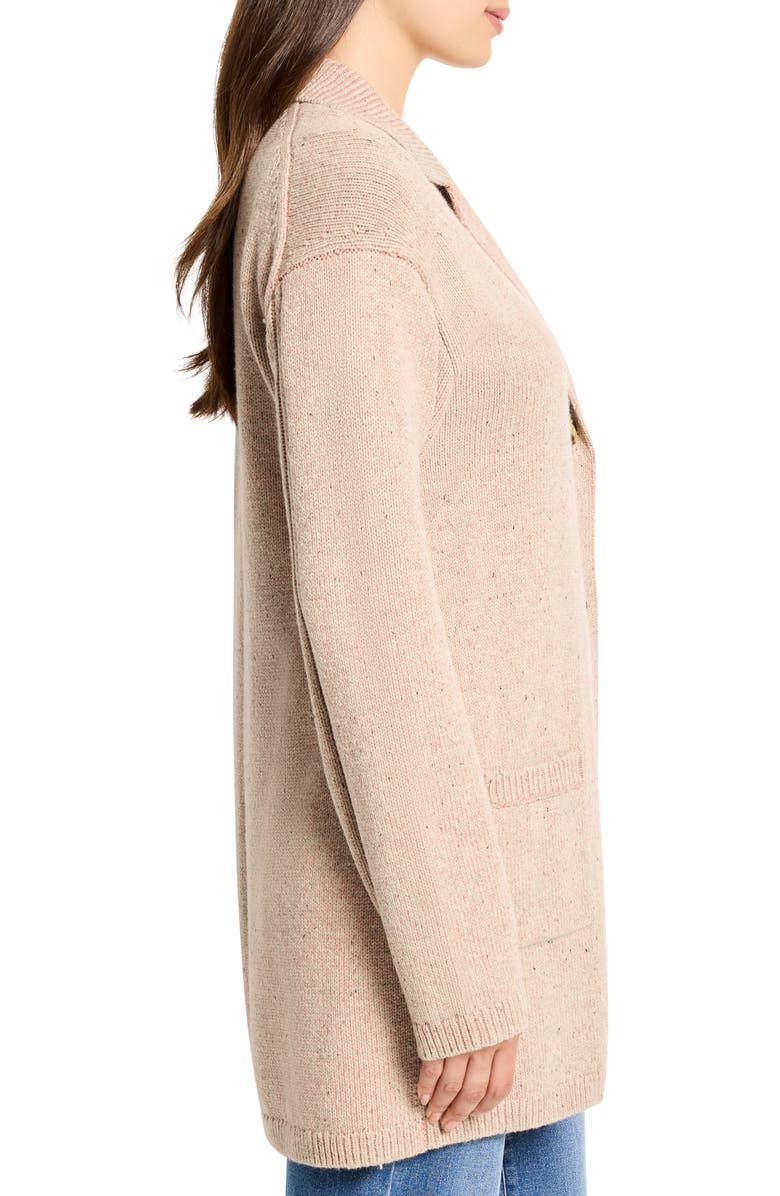 NIC+ZOE Plaited Cardigan, Alternate, color, Neutral Multi