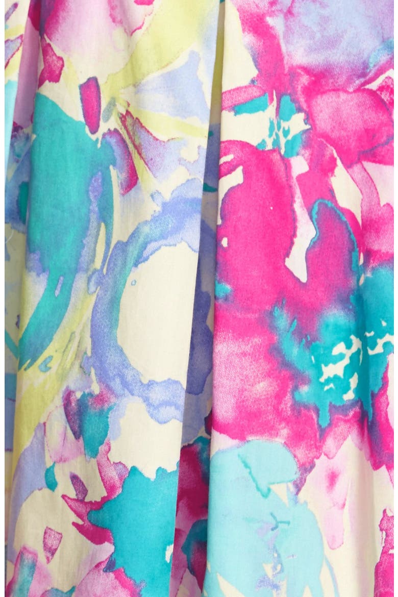 Print Skater Dress, Alternate, color, MULTI