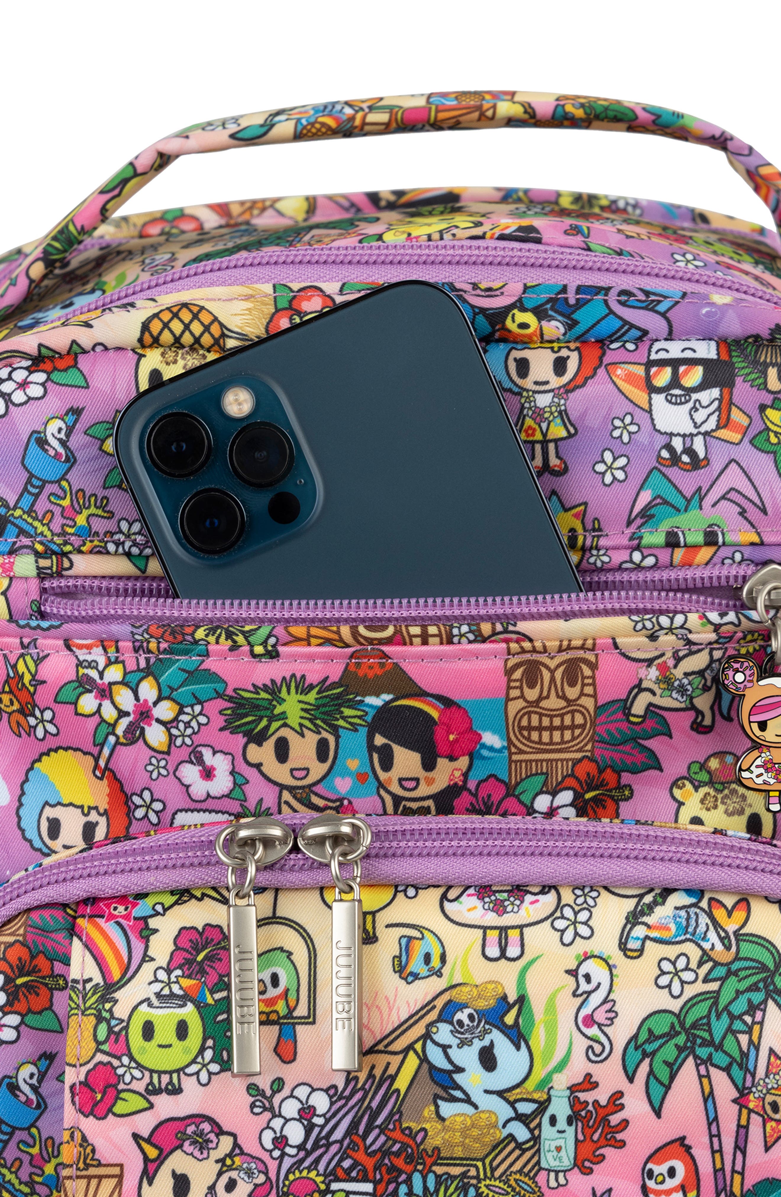 JuJuBe Be Right Back Diaper Bag, Alternate, color, Toki Tiki