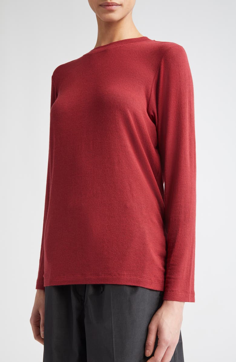 GIA STUDIOS Amir Long Sleeve Viscose Blend T-Shirt, Alternate, color,