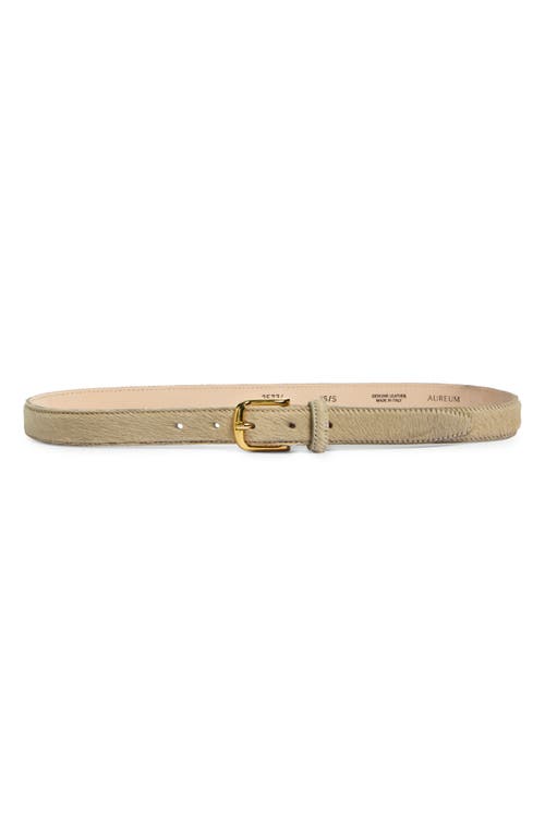 AUREUM No. 14 Genuine Calf Hair Belt in Cream/Gold  product