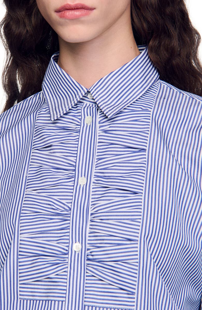 SANDRO Check shirt, Alternate, color, 