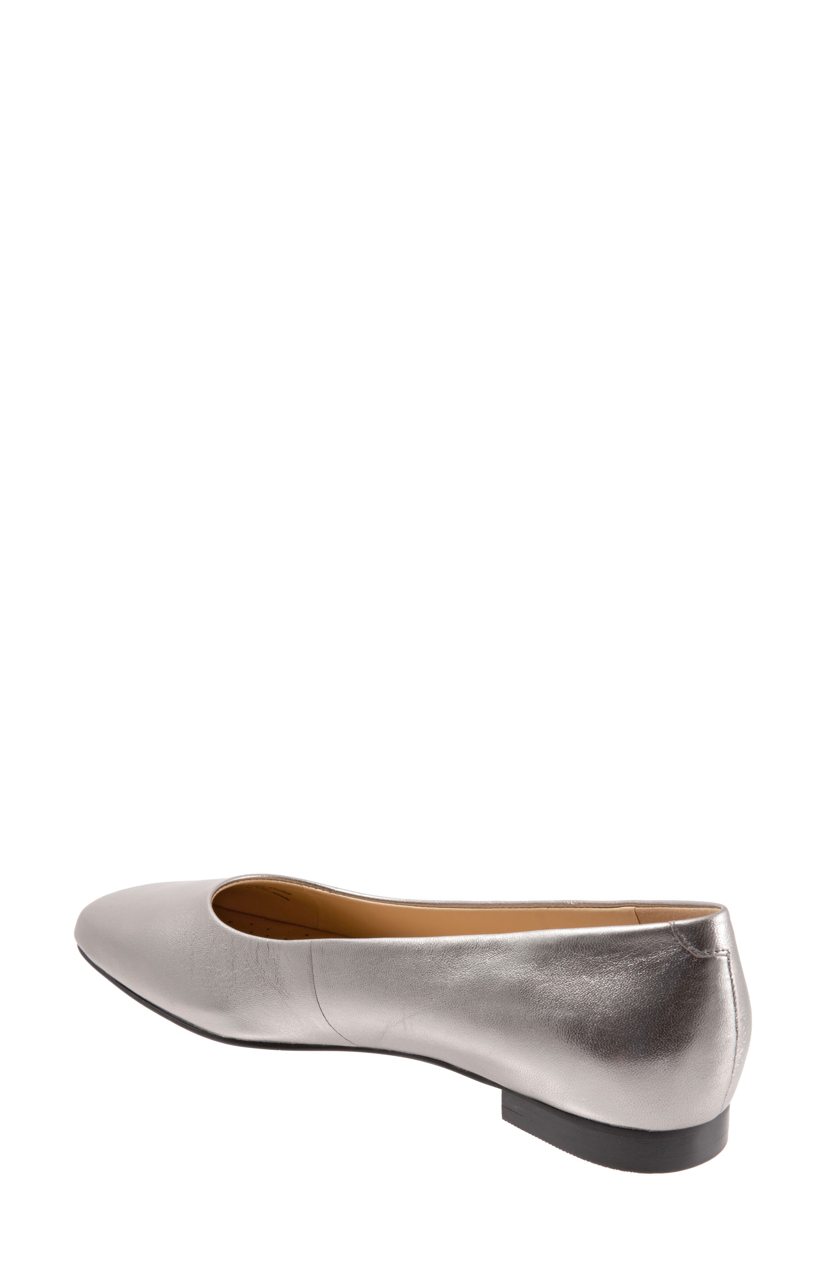 Honor Flat, Alternate, color, PEWTER LEATHER
