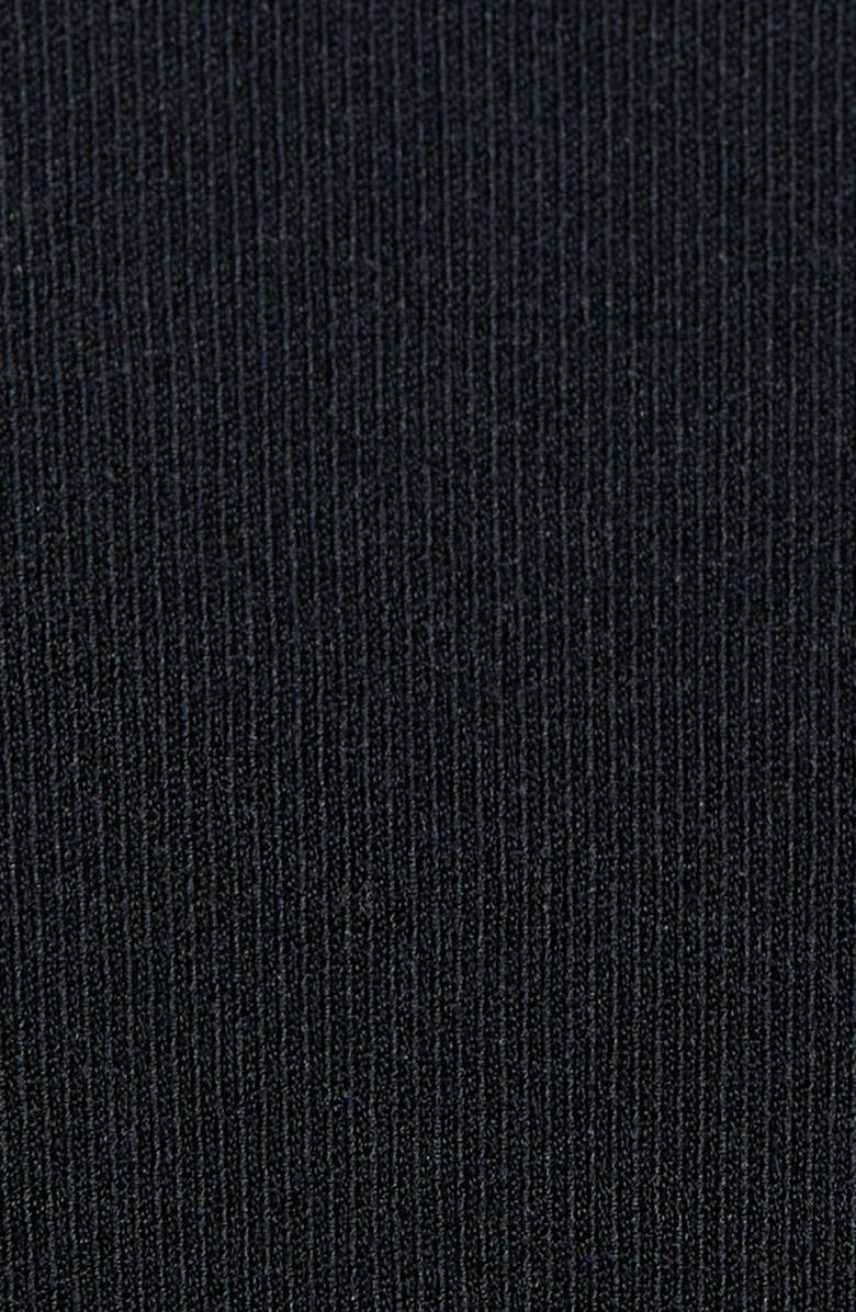 TOM FORD Long Sleeve Knit Gown, Alternate, color, Black