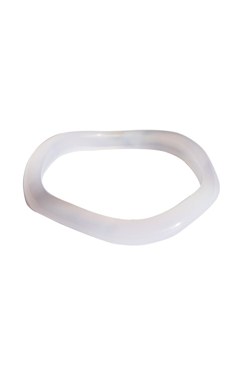 seree Wave Skinny Round Jade Stone Bangle, Main, color, 
