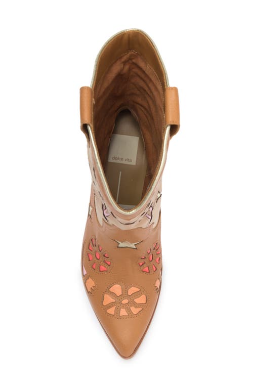Dolce Vita Lassie Western Boot In Tan Multi