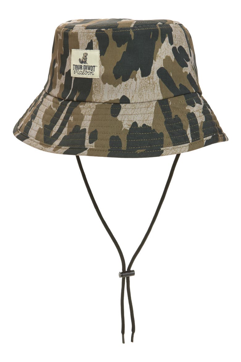 MALBON Tour Divot Camo Bucket Hat (Men) | Nordstrom