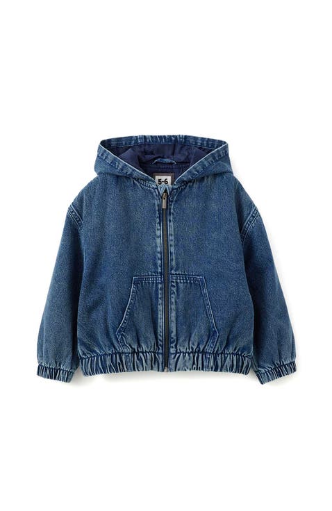 Kid's Hooded Bomber Jacket