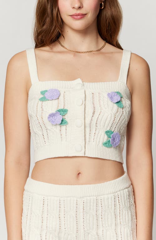 Florence By Mills Knit Tank Sweater In Neutral